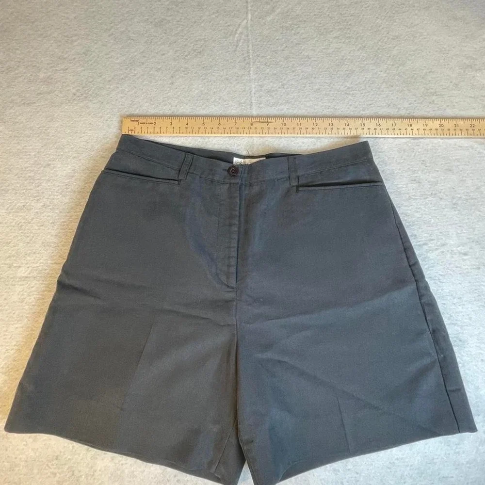 Sport Haley Gray Polyamide & Polyester Shorts Size 10